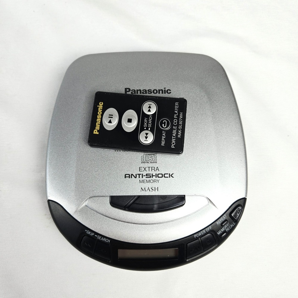 Panasonic SL-S332C Portable CD Player w/ Remote 1997 - TESTED